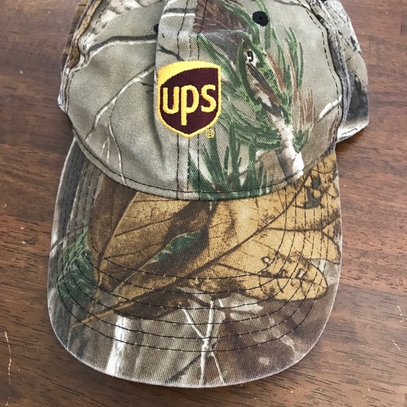 Ups Real Tree Camo Cap Hat 